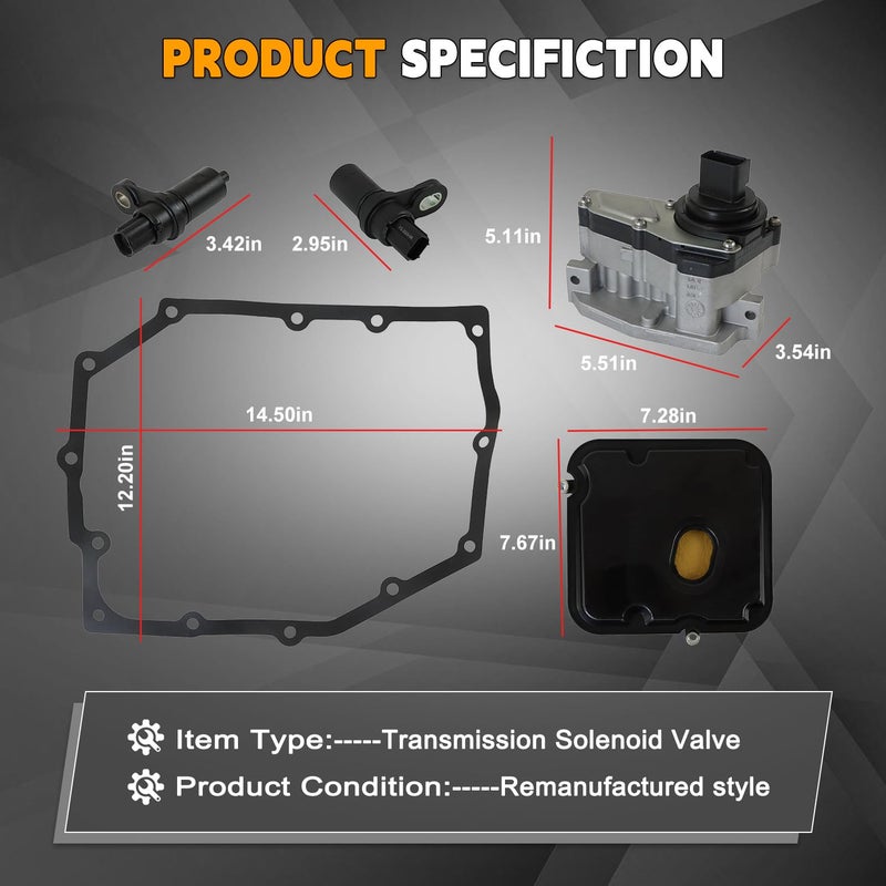 PANGOLIN 5143151AA 92887A 42RLE Transmission Shift Solenoid Block Pack Kit for Chrysler Dodge Jeep Liberty Aftermarket Parts - Image 3